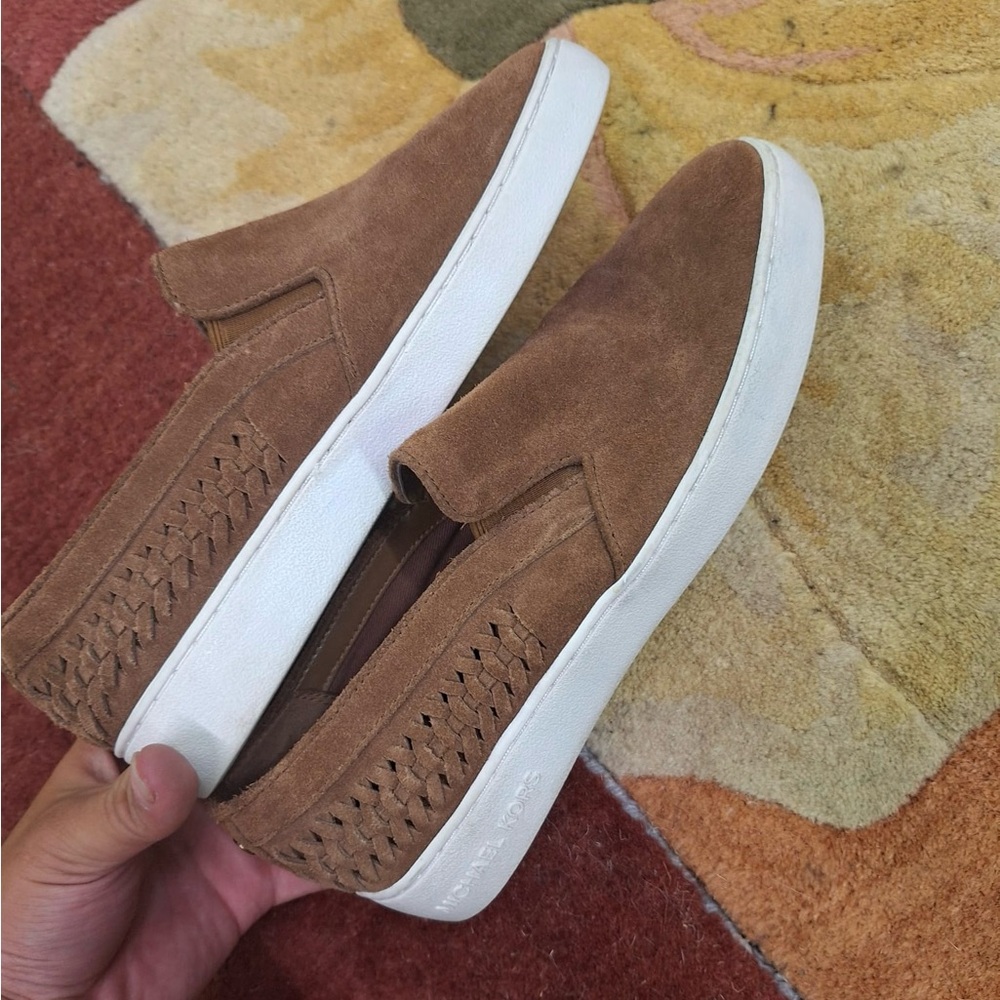 Michael Kors Suede Slip-On Sneakers